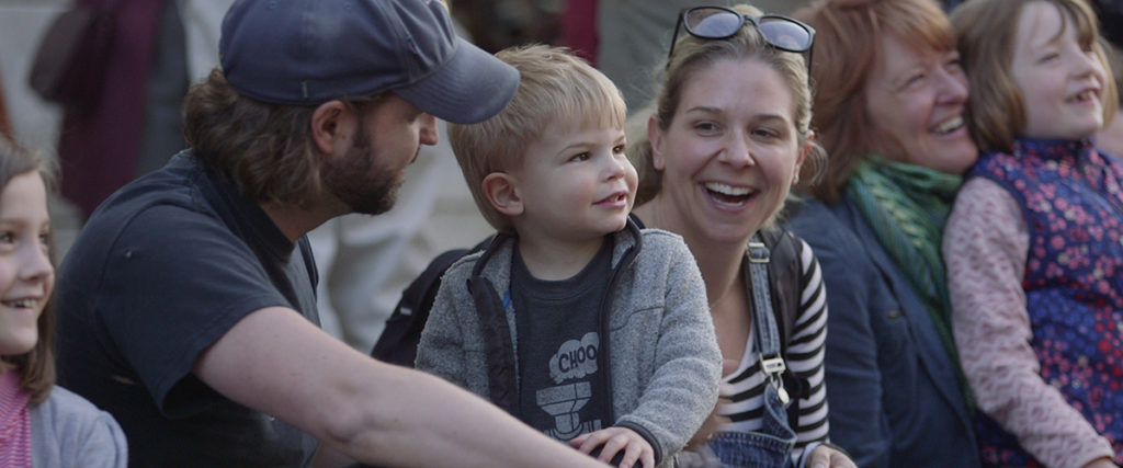 A Photo of a young audience member at 'Street to Stage' 2019